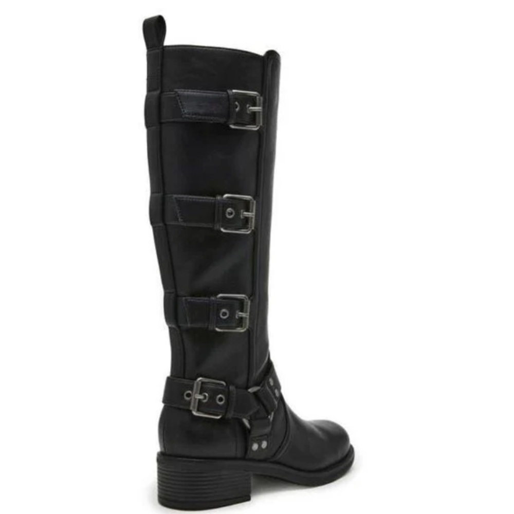 NWOT Dolce Vita Black Ardell Tall Buckle Boot Size 6.5 - Picture 4 of 17